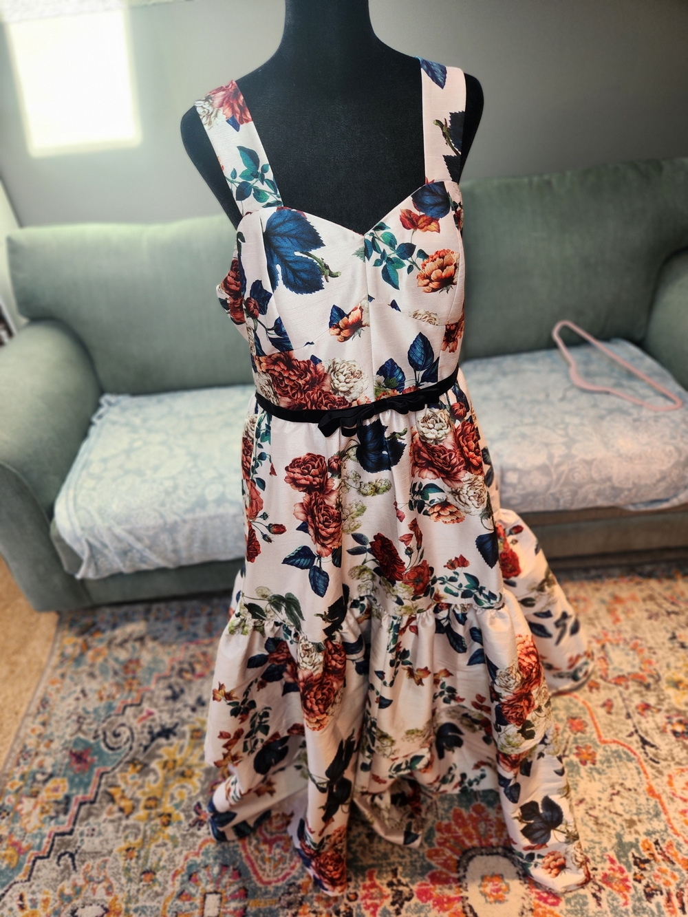 Live Bridgerton, Cottagecore, Fairycore, Gardencore Fantasy W Custom Floral Gown - Picture 2 of 15